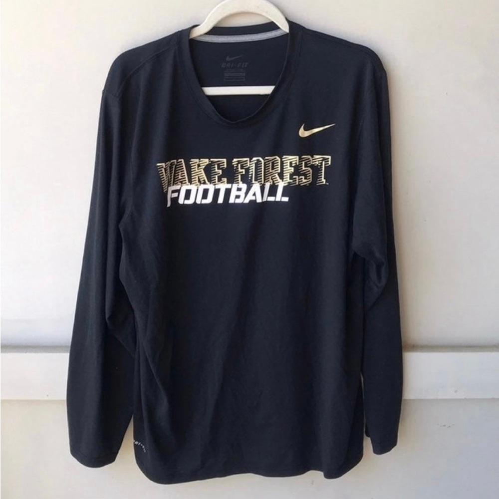 Nike Dri-Fit Wake Forest Football Long Sleeve T-shirt